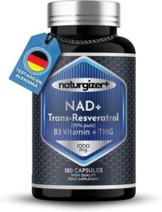 Imagen de producto - NAD, Resveratrol, Nad Resveratrol, NAD+ LIPOSOMAL,1000 mg