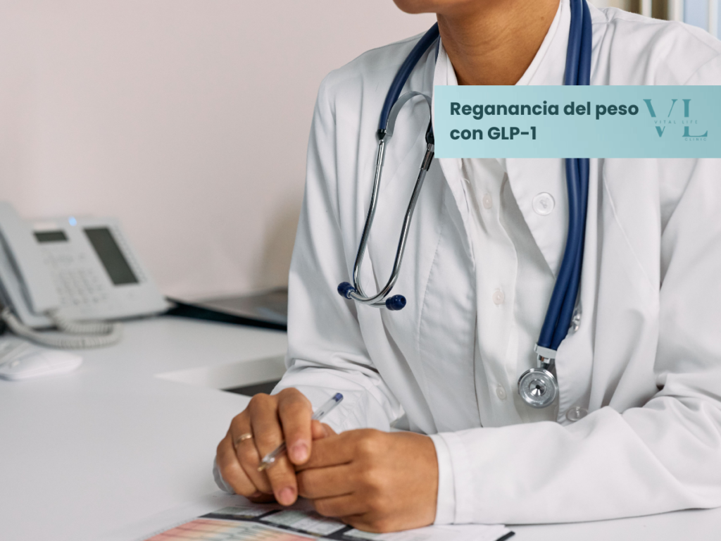 Reganancia del peso con GLP-1
