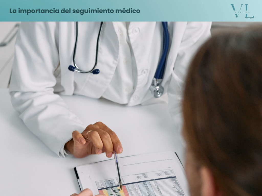 Control médico durante un tratamiento para perder peso